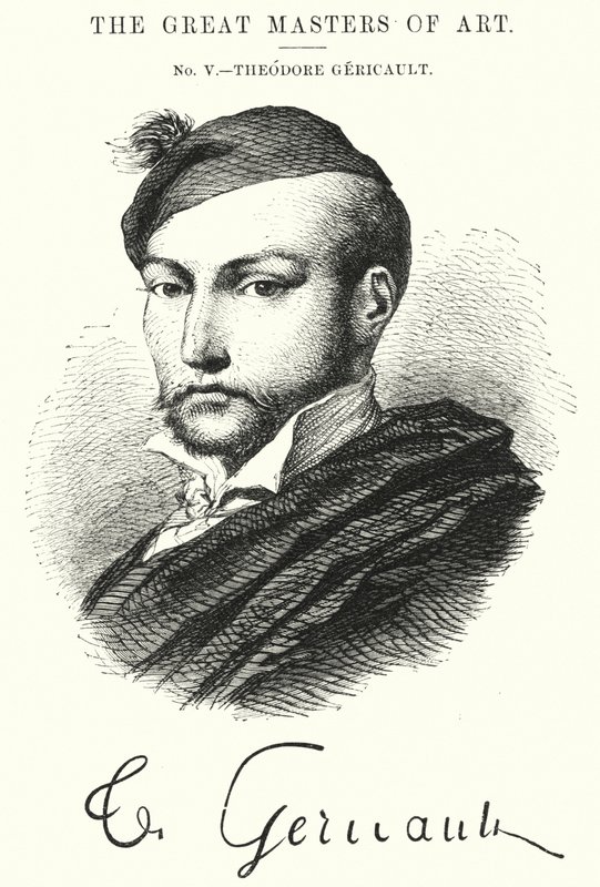 Los grandes maestros del arte, Theodore Gericault (grabado) de English School