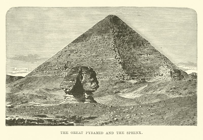 La Gran Pirámide y la Esfinge de English School