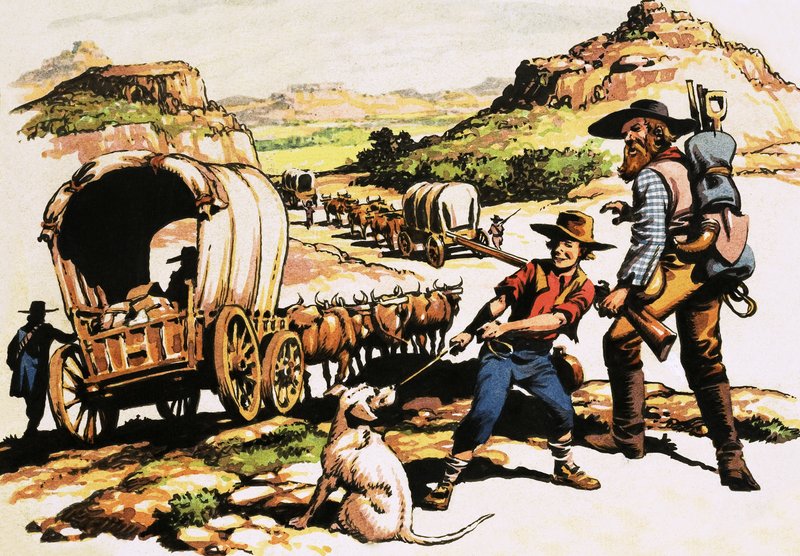 El Gran Trek de 1835-37 de English School