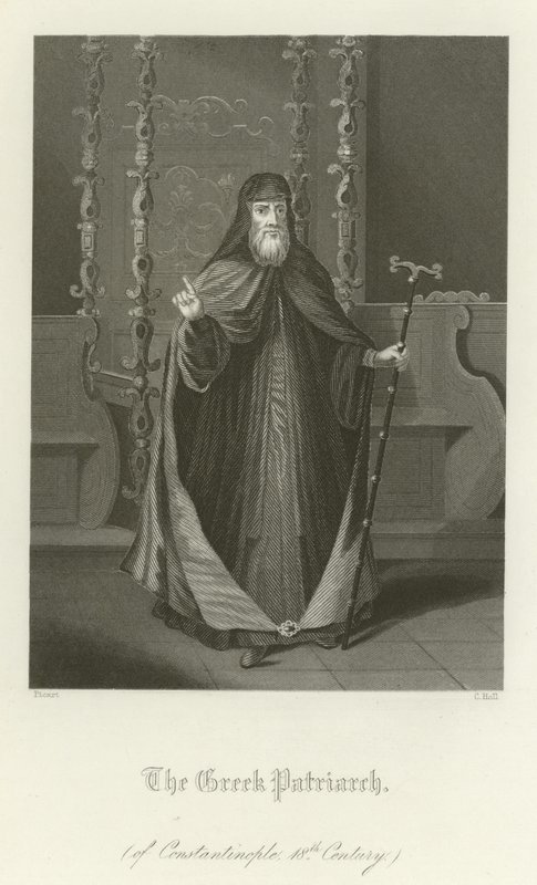 El Patriarca Griego de Constantinopla, siglo XVIII de English School