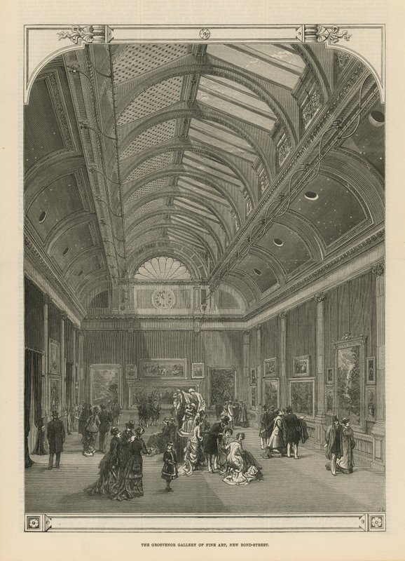 La Galería Grosvenor de Bellas Artes de English School