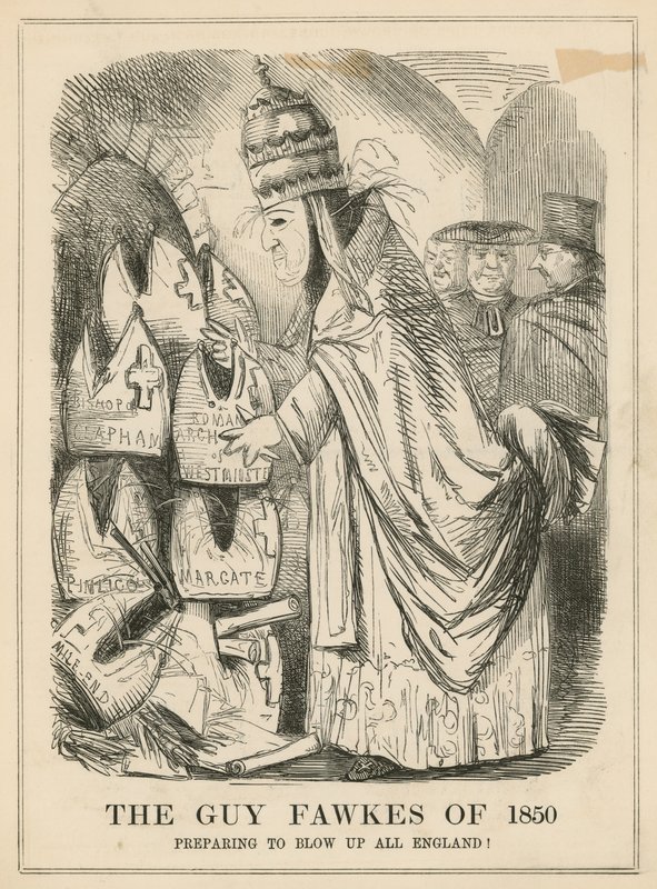 El Guy Fawkes de 1850 de English School