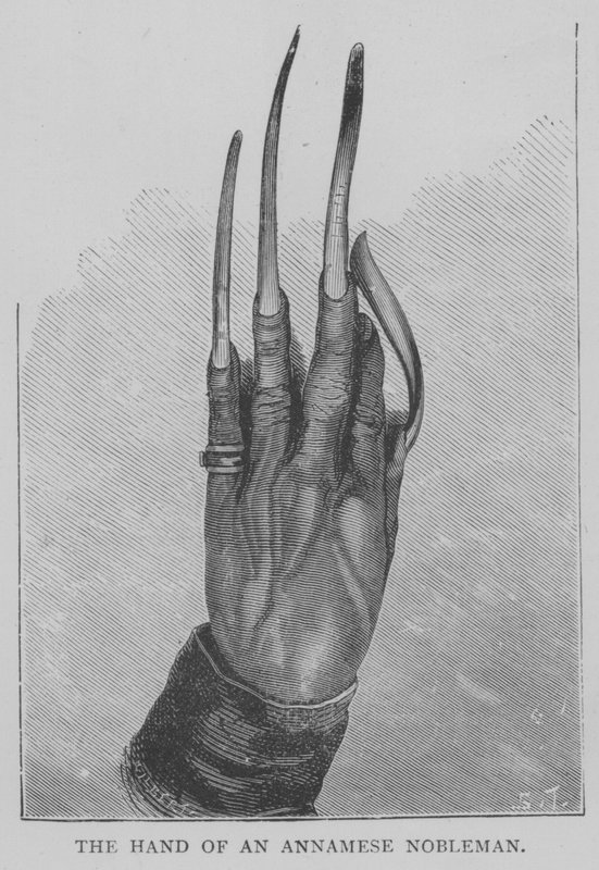 La mano de un noble anamita de English School