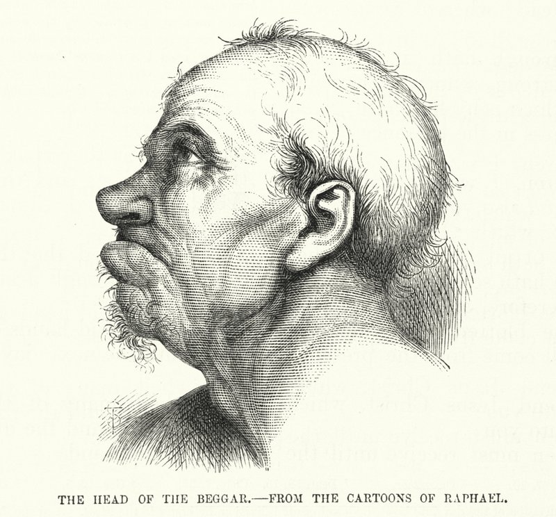 La Cabeza del Mendigo, de los cartones de Rafael de English School