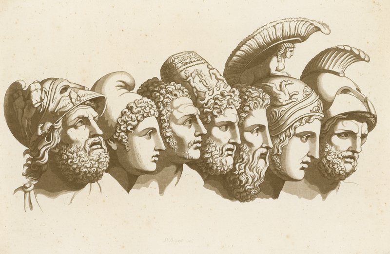 Los héroes de la guerra de Troya de English School