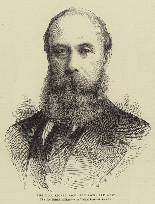 El Honorable Lionel Sackville Sackville West (grabado) de English School
