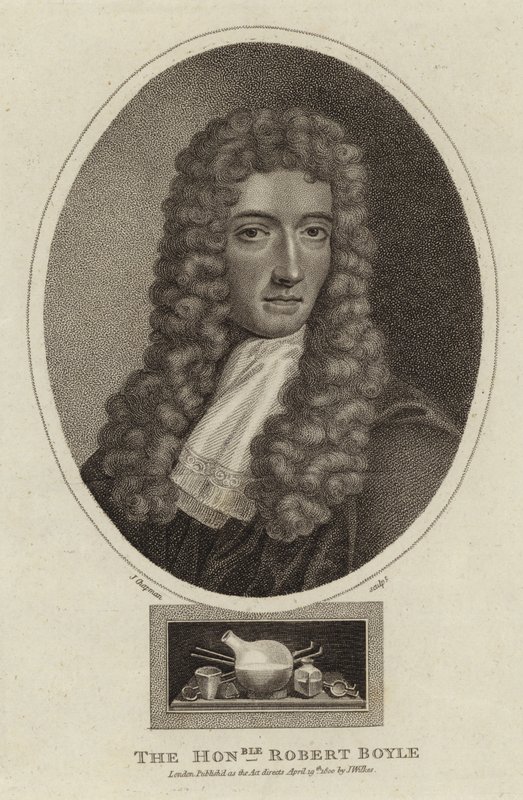 El Honorable Robert Boyle (1627 - 1691) de English School