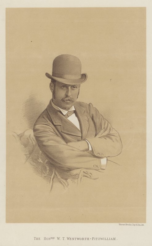 The Honourable W T Wentworth-Fitzwilliam (litografía) de English School