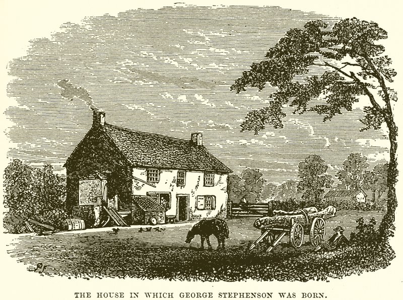 La casa en la que nació George Stephenson de English School