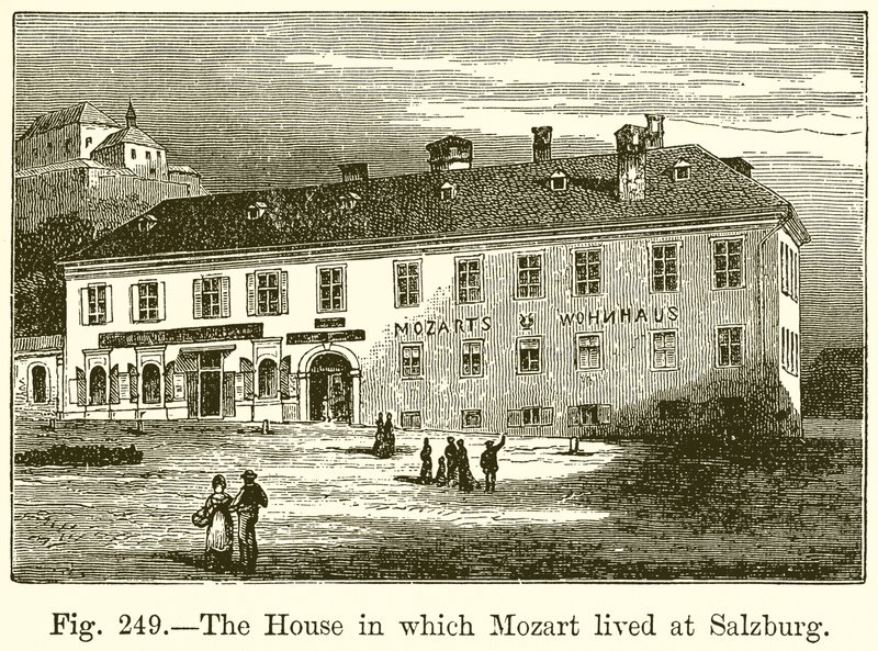 La casa en la que vivió Mozart en Salzburgo de English School