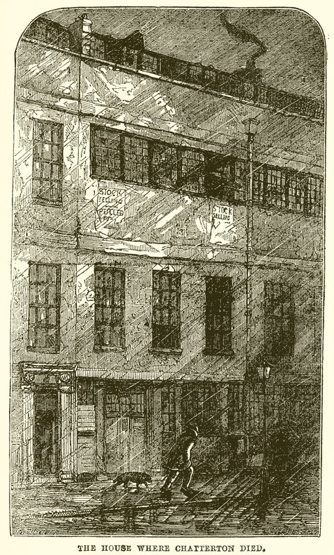 La casa donde murió Chatterton de English School