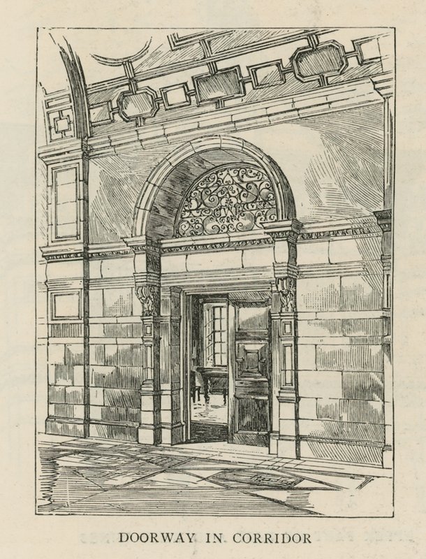 El Instituto Imperial: Puerta en el corredor de English School