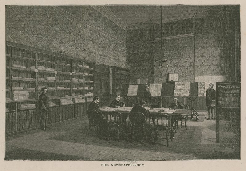 El Instituto Imperial: La sala de periódicos de English School