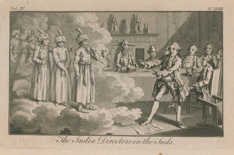 Los directores de la India en la espuma de English School