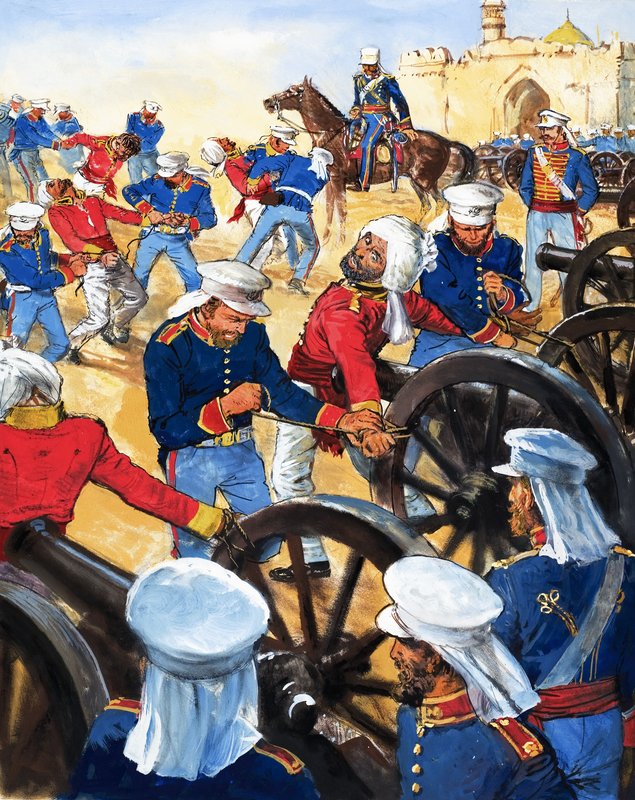 La rebelión india de English School