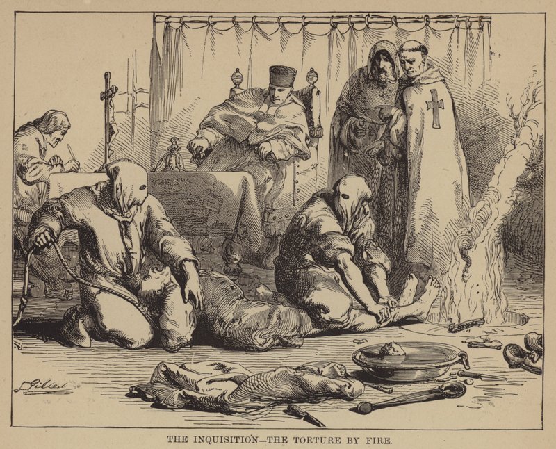 La Inquisición, la tortura por fuego de English School