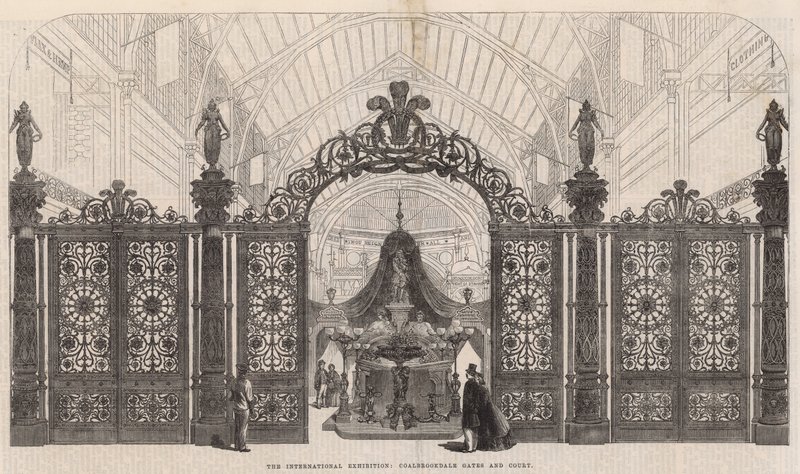 La Exposición Internacional; Gales y Corte de Coalbrookdale de English School