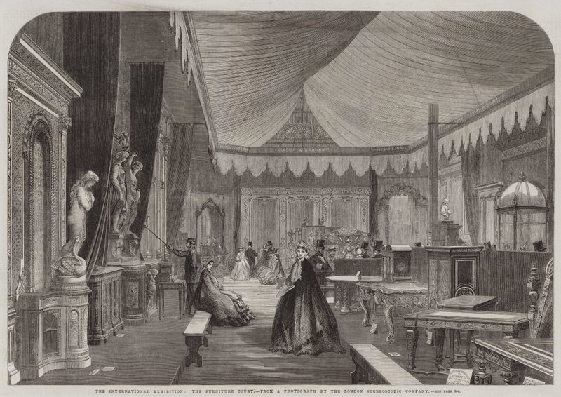 La Exposición Internacional, el Tribunal de Muebles de English School