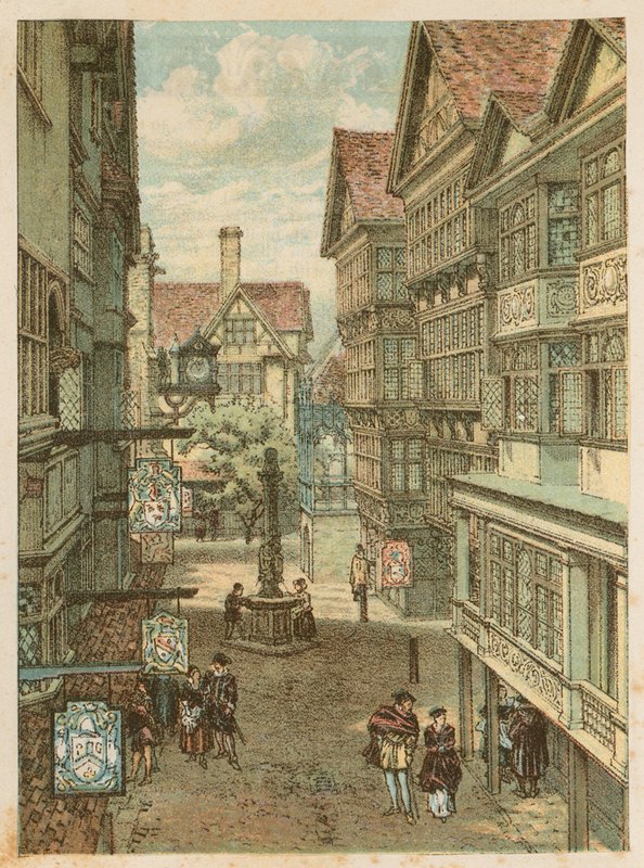 La Exposición Internacional de Salud en South Kensington, 1884: la antigua calle de Londres de English School
