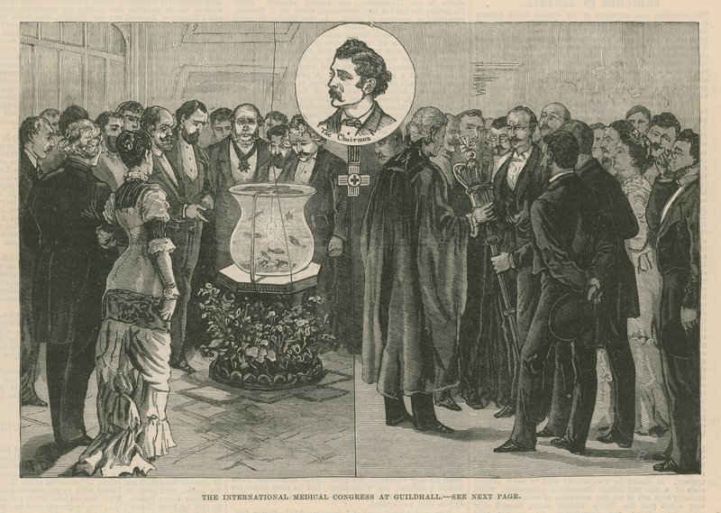 El Congreso Médico Internacional en Guildhall, Londres de English School