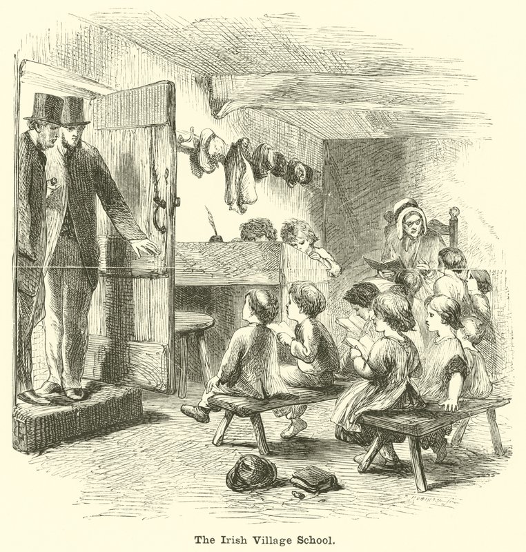 La escuela del pueblo irlandés de English School