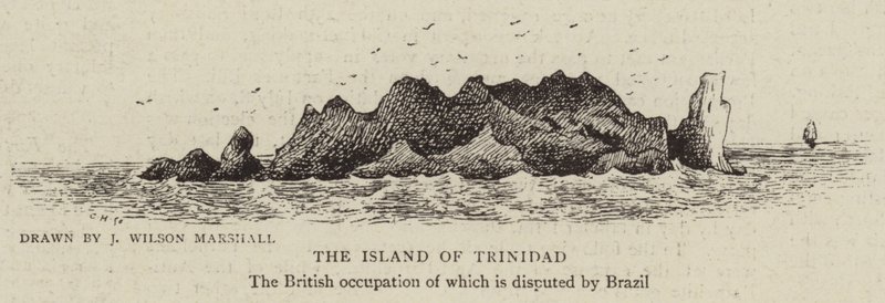 La Isla de Trinidad (grabado) de English School