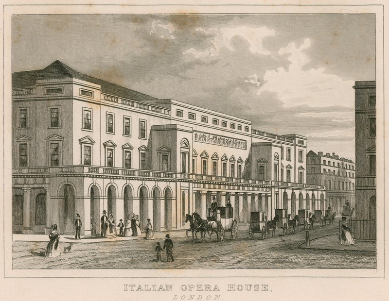 La Casa de Ópera Italiana, Londres de English School