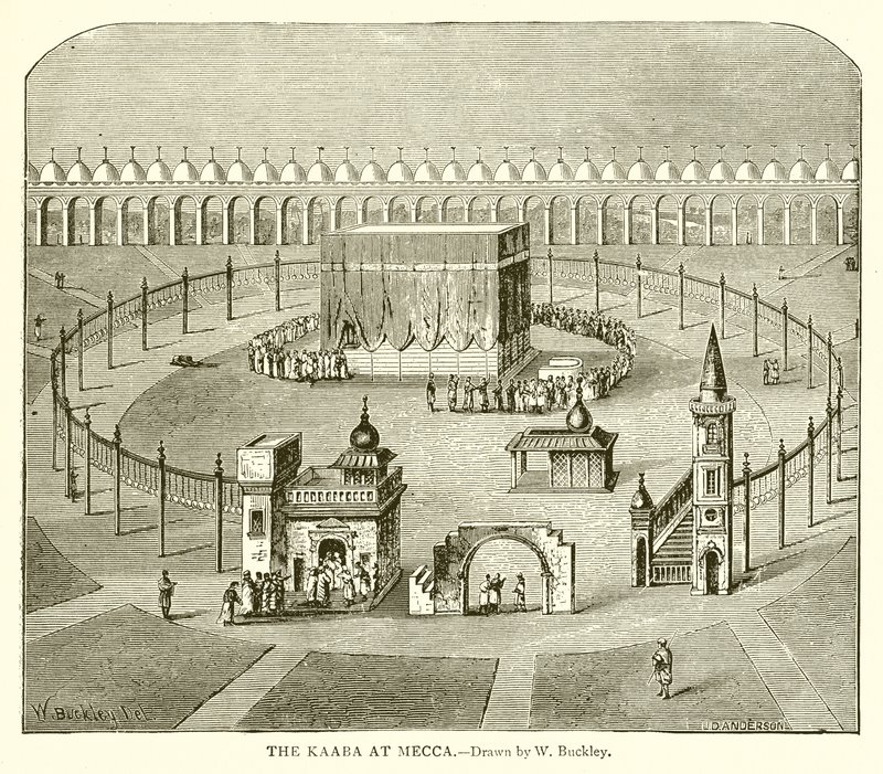 La Kaaba en La Meca de English School