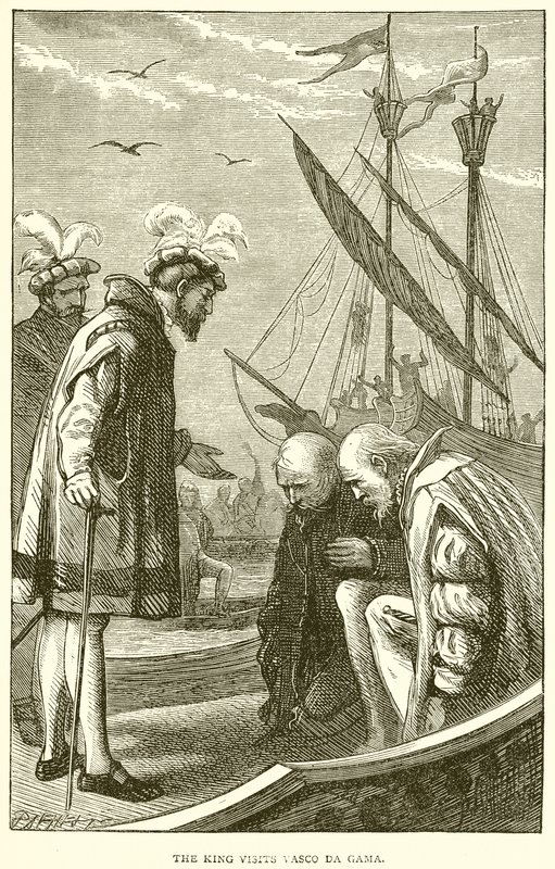El rey visita a Vasco da Gama de English School