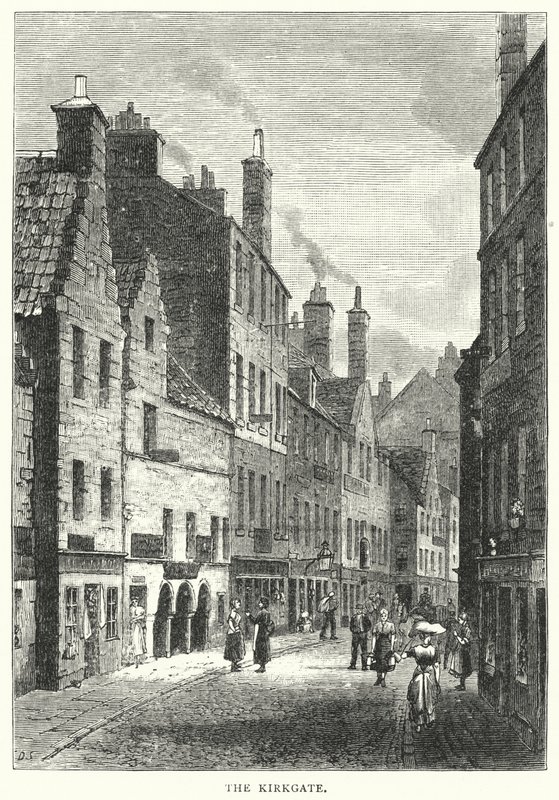 La Kirkgate (grabado) de English School