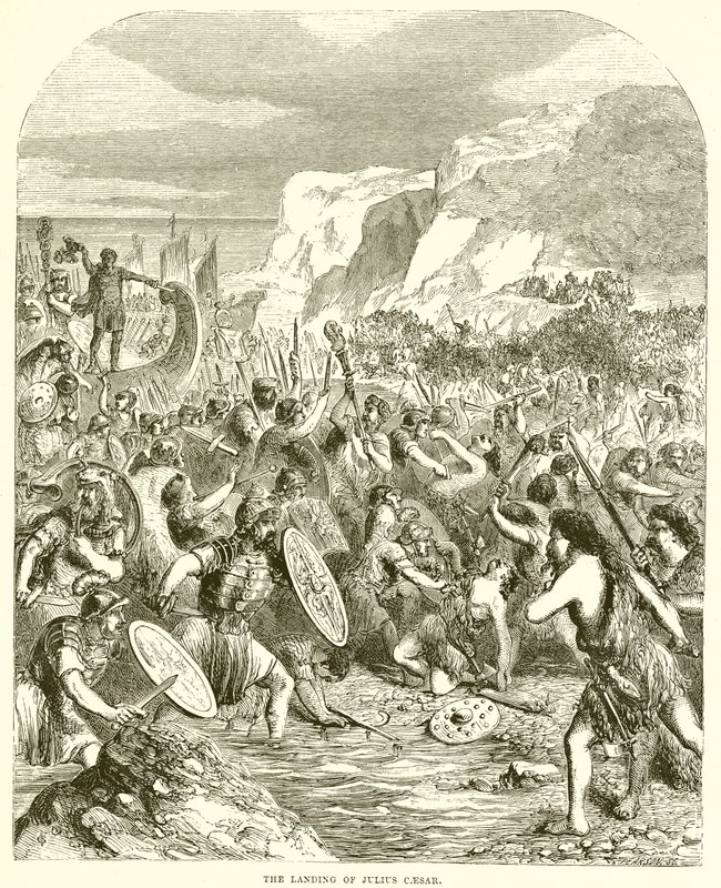 El desembarco de Julio César de English School