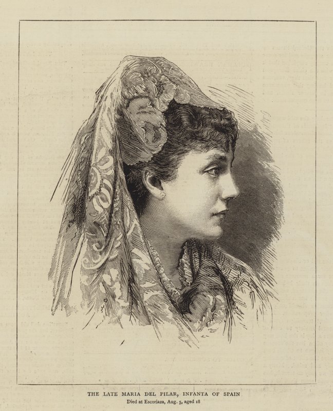 La Difunta María del Pilar, Infanta de España de English School