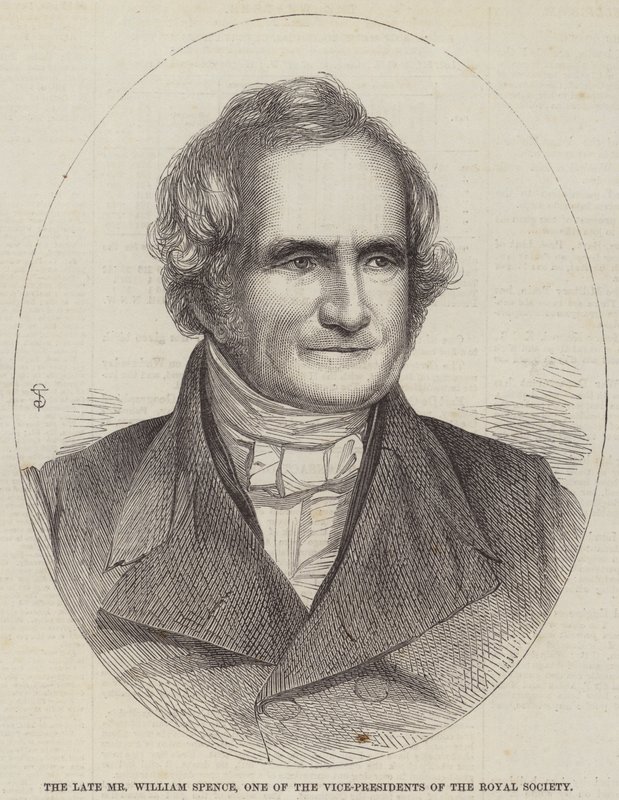El Difunto Sr. William Spence, Uno de los Vicepresidentes de la Royal Society de English School