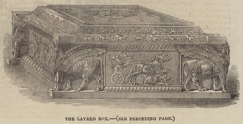La caja de Layard (grabado) de English School