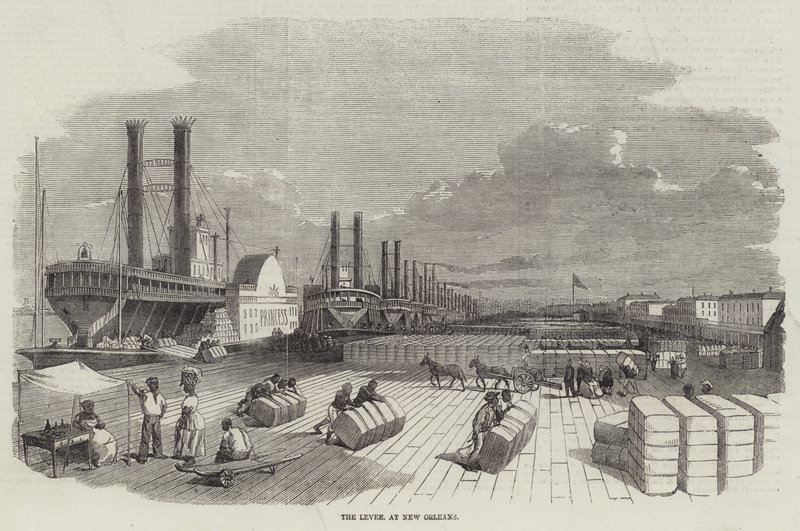 El muelle, en Nueva Orleans de English School
