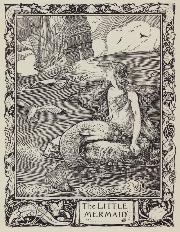 La Sirenita (litografía) de English School