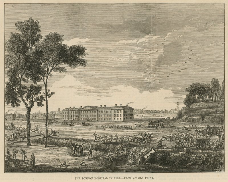 El Hospital de Londres en 1753 de English School