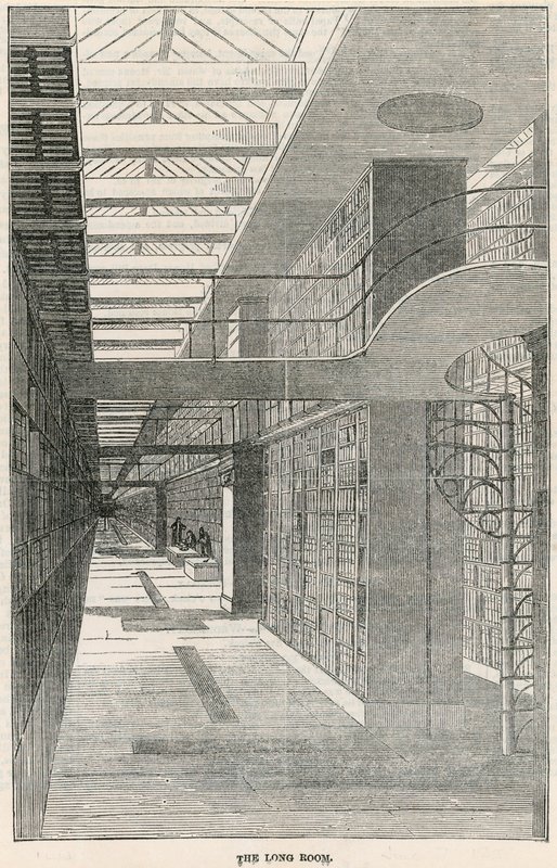 La Sala Larga, El Museo Británico de English School