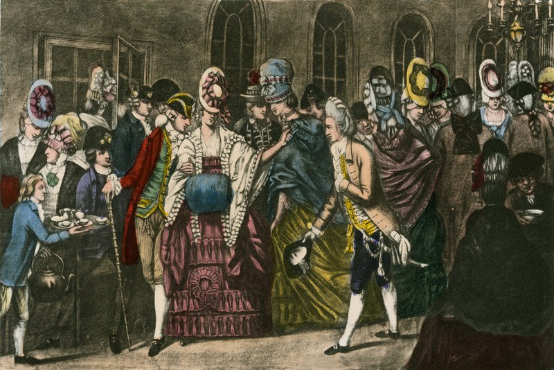 La Sala Larga en Bagnigge Wells en el apogeo de la popularidad en 1772 de English School