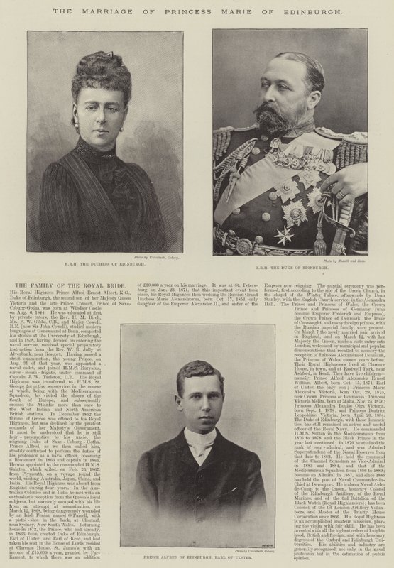 El Matrimonio de la Princesa Marie de Edimburgo de English School