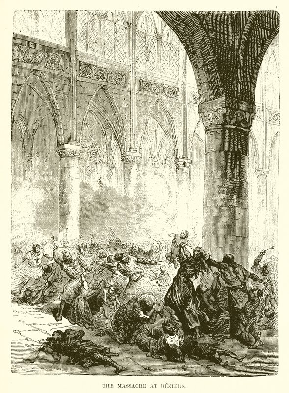 La masacre de Beziers de English School