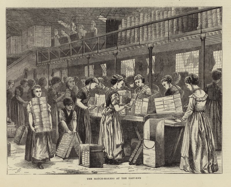 Los fabricantes de fósforos en el East End de English School