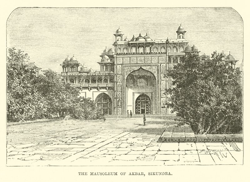 El Mausoleo de Akbar, Sikundra de English School