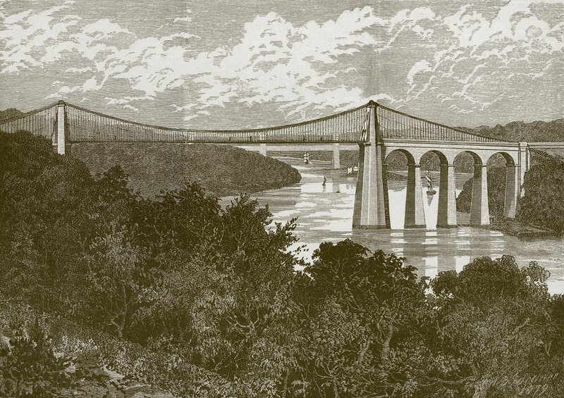 El Puente Colgante de Menai de English School