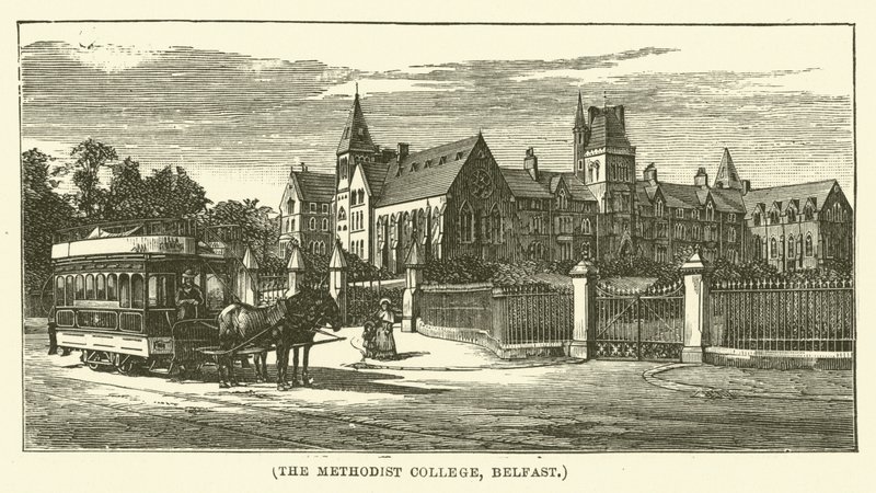 The Methodist College, Belfast (grabado) de English School