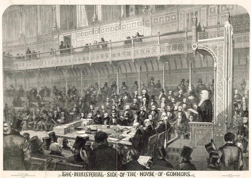 El Lado Ministerial de la Cámara de los Comunes de English School