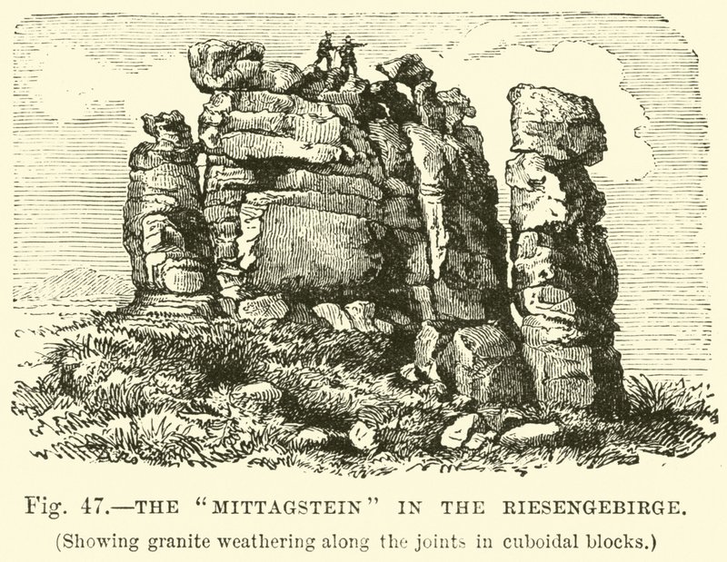 El Mittagstein en los Montes Gigantes de English School