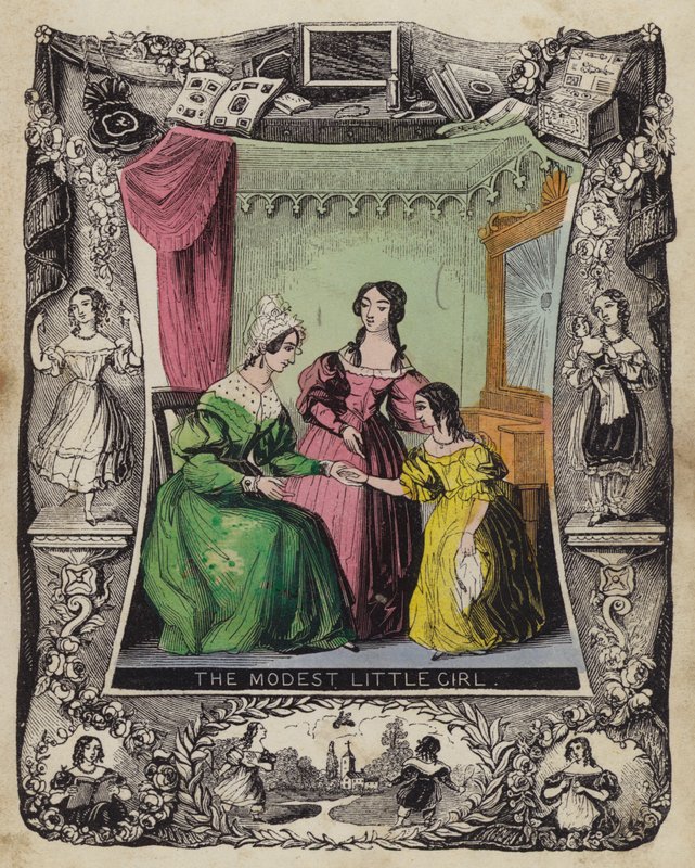 La niña modesta de English School