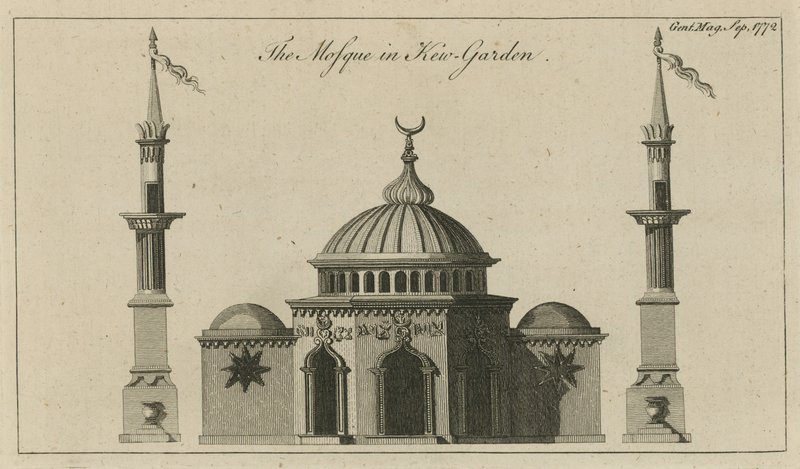 La Mezquita en Kew Gardens, Londres de English School