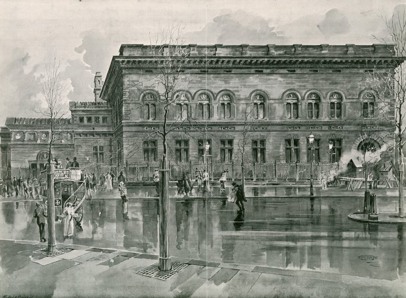 La Galería Nacional de Retratos en Trafalgar Square de English School